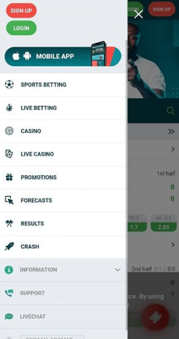 22bet bet on mobile